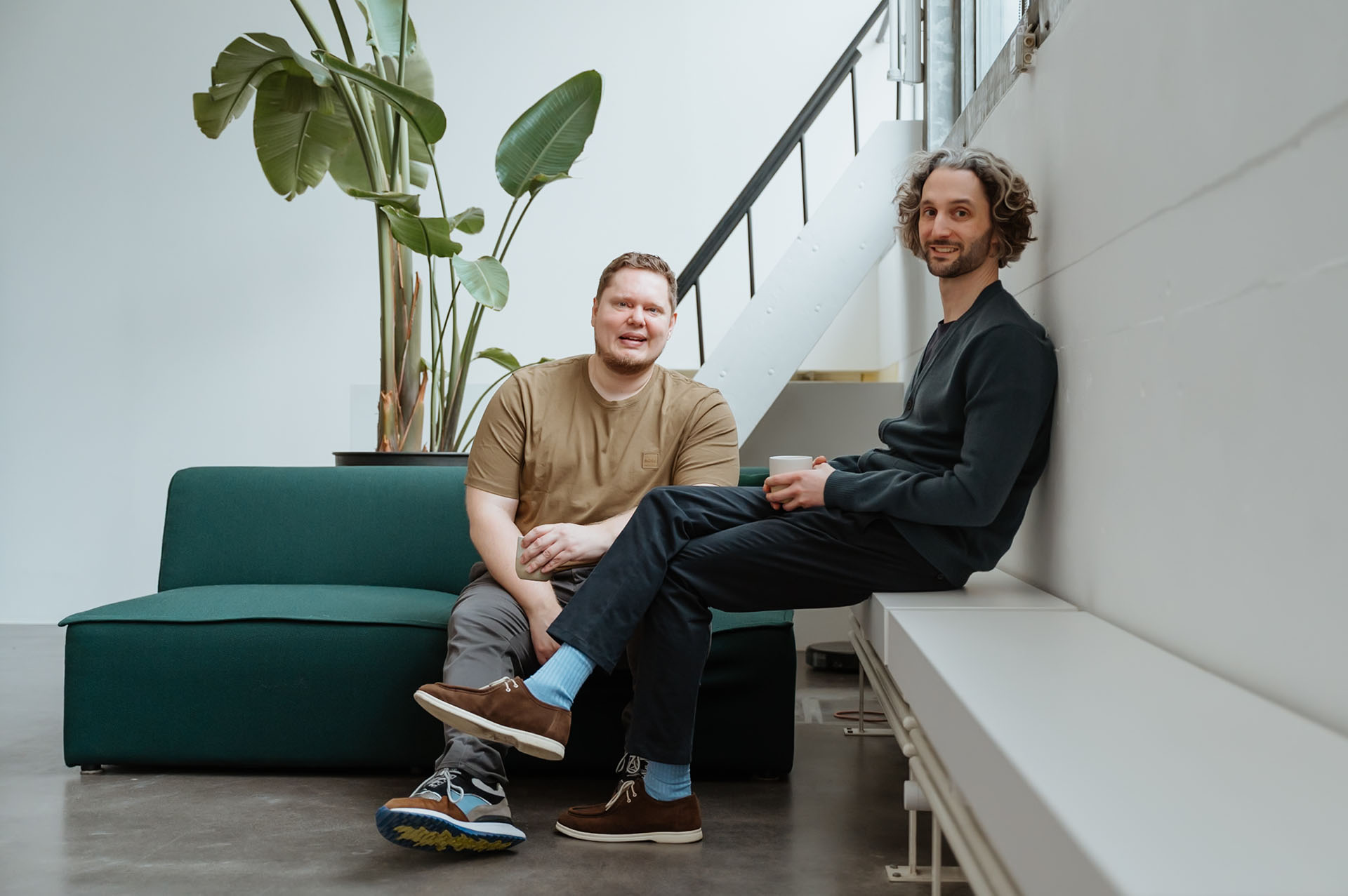 Die Gründer von Upscale Pharma Julian Gorski und Marc Burger